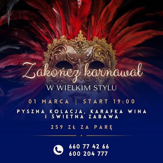 Zakończ karnawał w wielkim stylu!